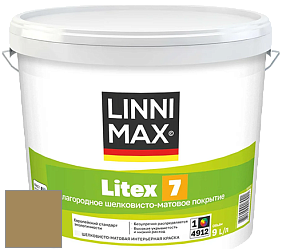 Краска LINNIMAX LITEX 7 / ЛИННИМАКС ЛИТЕКС 7  (CAPAROL SAMTEX 7) латексная краска цвет NCS S 4030-Y 