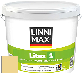 Краска LINNIMAX LITEX 1 / ЛИННИМАКС ЛИТЕКС 1 (CAPAROL SAMTEX 3) высокоэкологичная латексная краска цвет Curry 110 