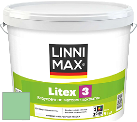 Краска LINNIMAX LITEX 3 / ЛИННИМАКС ЛИТЕКС 3 (ALPINA PREMIUM WAND) латексная краска цвет NCS S 1040-G10Y 