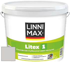 Краска LINNIMAX LITEX 1 / ЛИННИМАКС ЛИТЕКС 1 (CAPAROL SAMTEX 3) высокоэкологичная латексная краска цвет Granit 55 