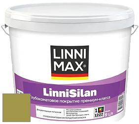 Краска LINNIMAX LinniSilan /ЛИННИМАКС ЛинниСилан (CAPAROL CAPASILAN) глубокоматовая краска цвет NCS S 3050-G70Y 