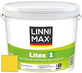 Краска LINNIMAX LITEX 1 / ЛИННИМАКС ЛИТЕКС 1 (CAPAROL SAMTEX 3) высокоэкологичная латексная краска цвет NCS S 0570-G90Y 