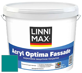 Краска LINNIMAX ACRYL OPTIMA FASSADE / ЛИННИМАКС АКРИЛ ОПТИМА ФАСАД (ALPINA) акриловая краска цвет NCS S 3060-B40G 