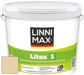 Краска LINNIMAX LITEX 1 / ЛИННИМАКС ЛИТЕКС 1 (CAPAROL SAMTEX 3) высокоэкологичная латексная краска цвет Curcuma 85 