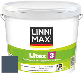 Краска LINNIMAX LITEX 3 / ЛИННИМАКС ЛИТЕКС 3 (ALPINA PREMIUM WAND) латексная краска цвет Pacific 35 