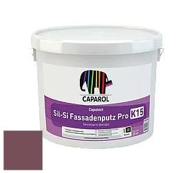 Краска Caparol Capatect Fassadenputz Sil-Si Pro / Капарол Капатек штукатурка структурная камешковая 25 кг. цвет Flamenco 95 