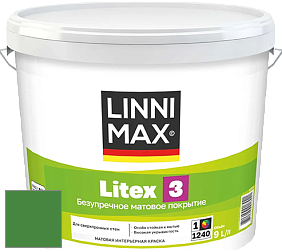 Краска LINNIMAX LITEX 3 / ЛИННИМАКС ЛИТЕКС 3 (ALPINA PREMIUM WAND) латексная краска цвет RAL 6017 