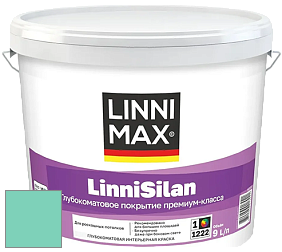 Краска LINNIMAX LinniSilan /ЛИННИМАКС ЛинниСилан (CAPAROL CAPASILAN) глубокоматовая краска цвет NCS S 1040-B80G 