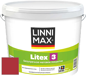 Краска LINNIMAX LITEX 3 / ЛИННИМАКС ЛИТЕКС 3 (ALPINA PREMIUM WAND) латексная краска цвет RAL 3031 