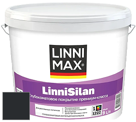 Краска LINNIMAX LinniSilan /ЛИННИМАКС ЛинниСилан (CAPAROL CAPASILAN) глубокоматовая краска цвет RAL 9011 