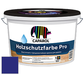 Краска CAPAROL HOLZSCHUTZFARBE PRO краска для древесины акриловая кроющая универсальная. цвет RAL 5002 
