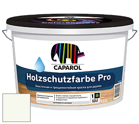 Краска CAPAROL HOLZSCHUTZFARBE PRO краска для древесины акриловая кроющая универсальная. цвет RAL 9010 