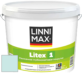 Краска LINNIMAX LITEX 1 / ЛИННИМАКС ЛИТЕКС 1 (CAPAROL SAMTEX 3) высокоэкологичная латексная краска цвет NCS S 0515-B50G 