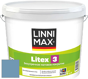 Краска LINNIMAX LITEX 3 / ЛИННИМАКС ЛИТЕКС 3 (ALPINA PREMIUM WAND) латексная краска цвет NCS S 3030-R90B 