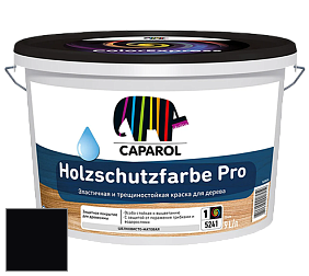Краска CAPAROL HOLZSCHUTZFARBE PRO краска для древесины акриловая кроющая универсальная. цвет RAL 9005 
