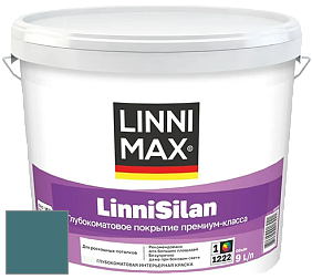 Краска LINNIMAX LinniSilan /ЛИННИМАКС ЛинниСилан (CAPAROL CAPASILAN) глубокоматовая краска цвет NCS S 5030-B30G 