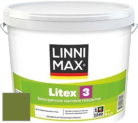 Краска LINNIMAX LITEX 3 / ЛИННИМАКС ЛИТЕКС 3 (ALPINA PREMIUM WAND) латексная краска цвет NCS S 3560-G40Y 