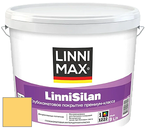 Краска LINNIMAX LinniSilan /ЛИННИМАКС ЛинниСилан (CAPAROL CAPASILAN) глубокоматовая краска цвет NCS S 0550-Y 