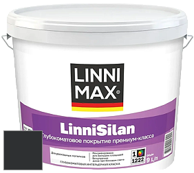Краска LINNIMAX LinniSilan /ЛИННИМАКС ЛинниСилан (CAPAROL CAPASILAN) глубокоматовая краска цвет RAL 9004 