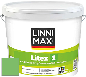 Краска LINNIMAX LITEX 1 / ЛИННИМАКС ЛИТЕКС 1 (CAPAROL SAMTEX 3) высокоэкологичная латексная краска цвет NCS S 1060-G20Y 