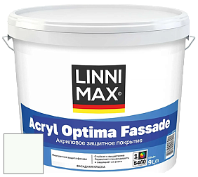 Краска LINNIMAX ACRYL OPTIMA FASSADE / ЛИННИМАКС АКРИЛ ОПТИМА ФАСАД (ALPINA) акриловая краска цвет RAL 9016 