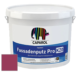 Краска CAPAROL Capatect-Fassadenputz Pro K 20/Капарол Фассаденпутц Про К20 структурная штукатурка цвет AVA Magenta 
