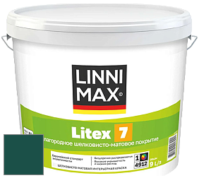 Краска LINNIMAX LITEX 7 / ЛИННИМАКС ЛИТЕКС 7  (CAPAROL SAMTEX 7) латексная краска цвет Patina 65 