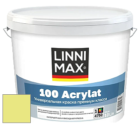 Краска LINNIMAX 100 ACRYLAT / ЛИННИМАКС 100 АКРИЛАТ (CAPAROL AMPHIBOLIN) акриловая краска цвет Mai 90 