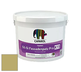 Краска Caparol Capatect Fassadenputz Sil-Si Pro / Капарол Капатек штукатурка структурная камешковая 25 кг. цвет Citrus 45 