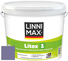 Краска LINNIMAX LITEX 1 / ЛИННИМАКС ЛИТЕКС 1 (CAPAROL SAMTEX 3) высокоэкологичная латексная краска цвет NCS S 4030-R60B 