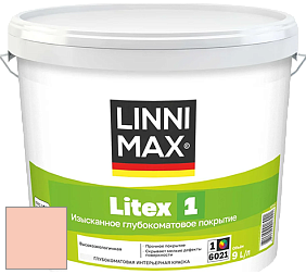 Краска LINNIMAX LITEX 1 / ЛИННИМАКС ЛИТЕКС 1 (CAPAROL SAMTEX 3) высокоэкологичная латексная краска цвет NCS S 0520-Y70R 