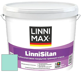 Краска LINNIMAX LinniSilan /ЛИННИМАКС ЛинниСилан (CAPAROL CAPASILAN) глубокоматовая краска цвет NCS S 0530-B70G 