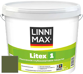 Краска LINNIMAX LITEX 1 / ЛИННИМАКС ЛИТЕКС 1 (CAPAROL SAMTEX 3) высокоэкологичная латексная краска цвет NCS S 5540-G40Y 