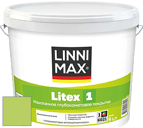Краска LINNIMAX LITEX 1 / ЛИННИМАКС ЛИТЕКС 1 (CAPAROL SAMTEX 3) высокоэкологичная латексная краска цвет NCS S 0560-G40Y 