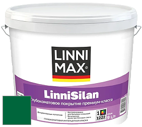 Краска LINNIMAX LinniSilan /ЛИННИМАКС ЛинниСилан (CAPAROL CAPASILAN) глубокоматовая краска цвет Malachit 95 