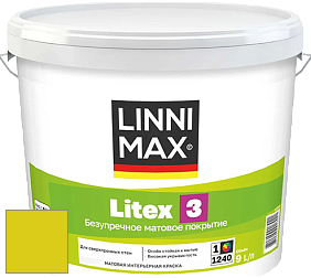 Краска LINNIMAX LITEX 3 / ЛИННИМАКС ЛИТЕКС 3 (ALPINA PREMIUM WAND) латексная краска цвет NCS S 0575-G70Y 