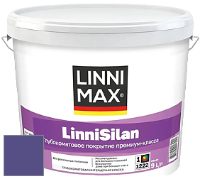 Краска LINNIMAX LinniSilan /ЛИННИМАКС ЛинниСилан (CAPAROL CAPASILAN) глубокоматовая краска цвет NCS S 4050-R60B 