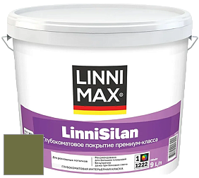 Краска LINNIMAX LinniSilan /ЛИННИМАКС ЛинниСилан (CAPAROL CAPASILAN) глубокоматовая краска цвет NCS S 5040-G50Y 