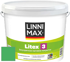 Краска LINNIMAX LITEX 3 / ЛИННИМАКС ЛИТЕКС 3 (ALPINA PREMIUM WAND) латексная краска цвет NCS S 1070-G10Y 