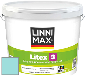 Краска LINNIMAX LITEX 3 / ЛИННИМАКС ЛИТЕКС 3 (ALPINA PREMIUM WAND) латексная краска цвет NCS S 0530-B40G 