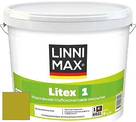 Краска LINNIMAX LITEX 1 / ЛИННИМАКС ЛИТЕКС 1 (CAPAROL SAMTEX 3) высокоэкологичная латексная краска цвет NCS S 2070-G70Y 