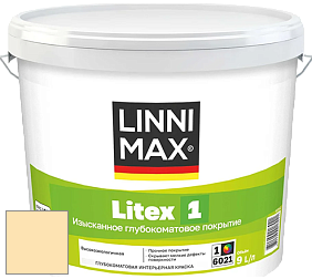 Краска LINNIMAX LITEX 1 / ЛИННИМАКС ЛИТЕКС 1 (CAPAROL SAMTEX 3) высокоэкологичная латексная краска цвет NCS S 0520-Y10R 