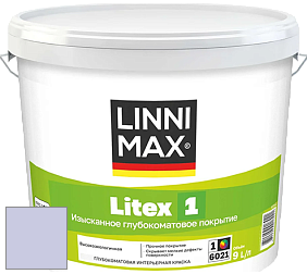Краска LINNIMAX LITEX 1 / ЛИННИМАКС ЛИТЕКС 1 (CAPAROL SAMTEX 3) высокоэкологичная латексная краска цвет NCS S 1020-R60B 