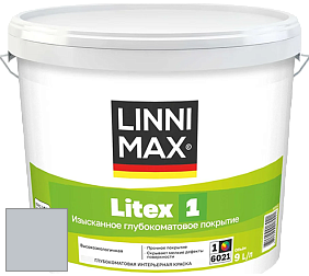 Краска LINNIMAX LITEX 1 / ЛИННИМАКС ЛИТЕКС 1 (CAPAROL SAMTEX 3) высокоэкологичная латексная краска цвет NCS S 2005-R80B 