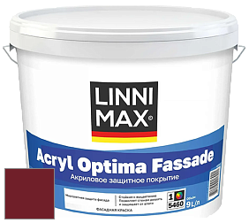 Краска LINNIMAX ACRYL OPTIMA FASSADE / ЛИННИМАКС АКРИЛ ОПТИМА ФАСАД (ALPINA) акриловая краска цвет RAL 3004 