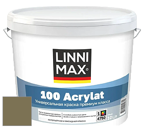 Краска LINNIMAX 100 ACRYLAT / ЛИННИМАКС 100 АКРИЛАТ (CAPAROL AMPHIBOLIN) акриловая краска цвет Citrus 10 