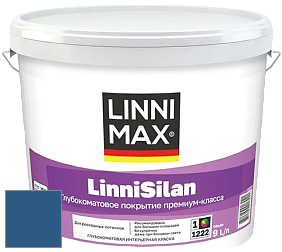 Краска LINNIMAX LinniSilan /ЛИННИМАКС ЛинниСилан (CAPAROL CAPASILAN) глубокоматовая краска цвет Blu 30 