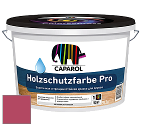 Краска CAPAROL HOLZSCHUTZFARBE PRO краска для древесины акриловая кроющая универсальная. цвет Rose 100 