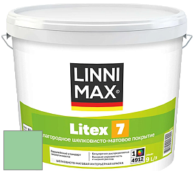 Краска LINNIMAX LITEX 7 / ЛИННИМАКС ЛИТЕКС 7  (CAPAROL SAMTEX 7) латексная краска цвет NCS S 1040-G10Y 