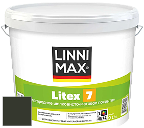 Краска LINNIMAX LITEX 7 / ЛИННИМАКС ЛИТЕКС 7  (CAPAROL SAMTEX 7) латексная краска цвет RAL 6008 